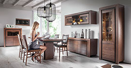 Masszív fa bútorok a gyártótól nappali, hálószoba, étkező, iroda, Lengyelország